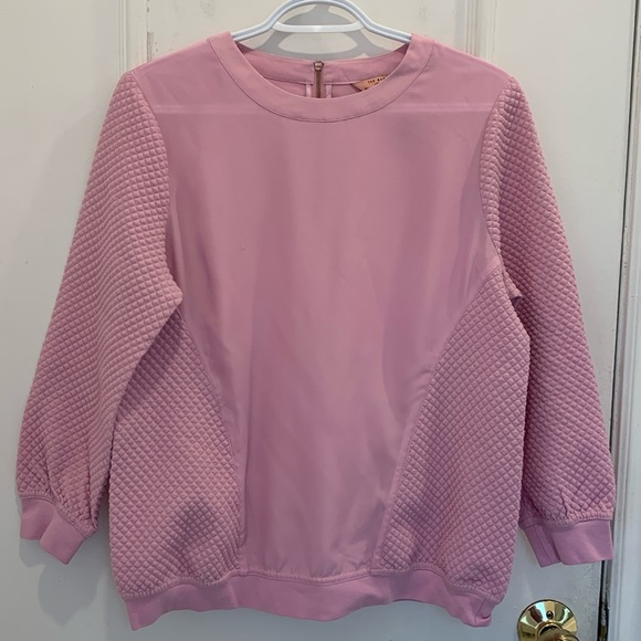Ted Baker Tops - Ted Baker Pink Sweater Blouse Size 3
